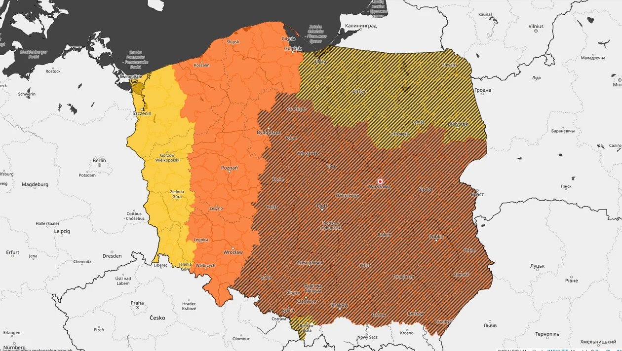 Ostrzeżenia pogodowe drugiego stopnia dla Wielkopolski. Niebezpieczne popołudnie i wieczór - Zdjęcie główne