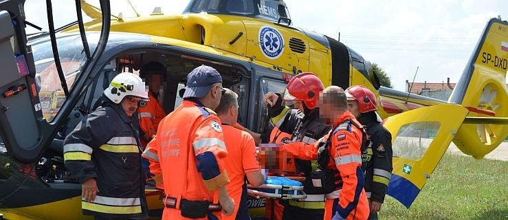 Wielkopolska. Pięcioletnie dziecko wpadło pod ciężarówkę. Malucha zabrał helikopter - Zdjęcie główne