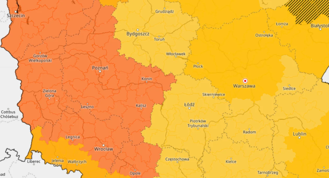 Będzie padać i silnie wiać, a nawet może zagrzmieć. Będzie alert dla Wielkopolski? - Zdjęcie główne