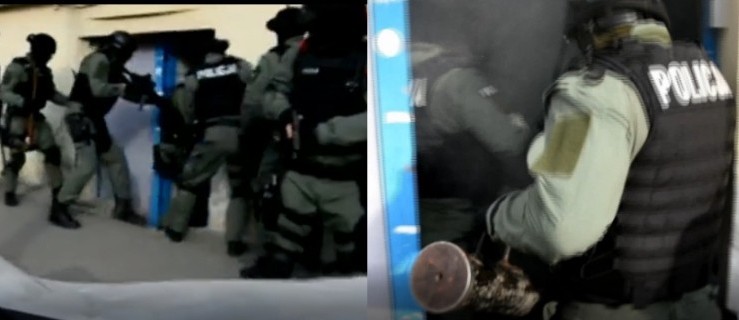 Sklep z dopalaczami jak bunkier. Policja użyła ciężkiego sprzętu [WIDEO] - Zdjęcie główne