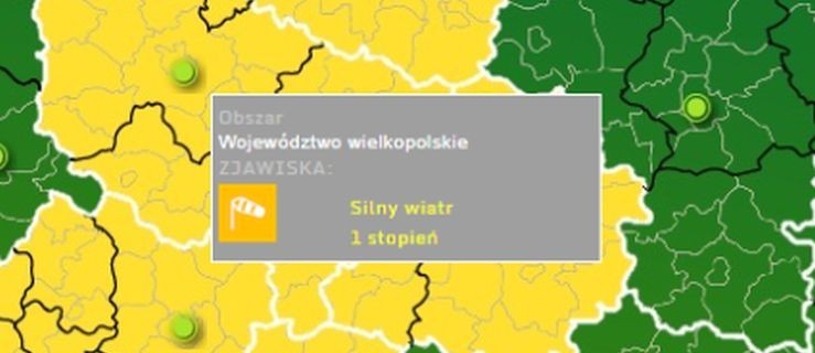 UWAGA: silny wiatr na obszarze wielkopolski OSTRZEŻENIE - Zdjęcie główne