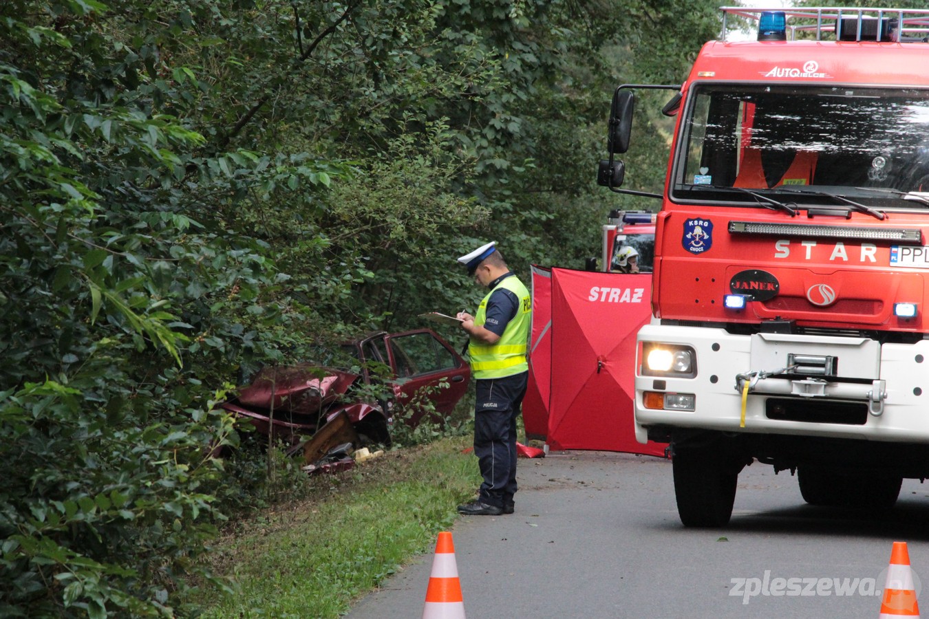 Tragedia na drodze. Nie żyje 21-letni kierowca 