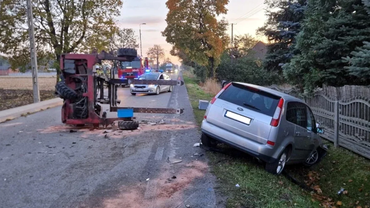 Tragiczny bilans wypadku w Blizanówku. Nie żyje 53-letni operator wózka widłowego - Zdjęcie główne