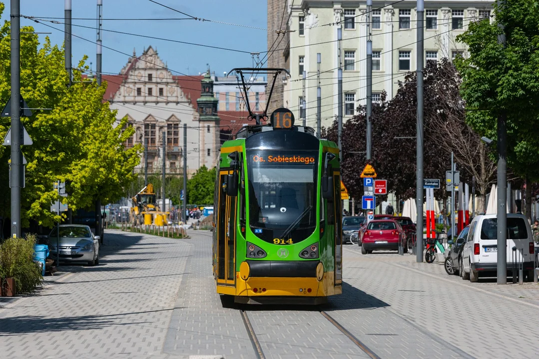 Uwaga! Weekendowa zmiana trasy tramwaju linii nr 16 w Poznaniu - Zdjęcie główne