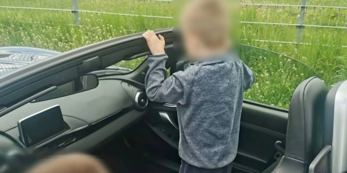 Poznań. Wiózł dziecko na przednim siedzeniu bez fotelika i pasów - Zdjęcie główne