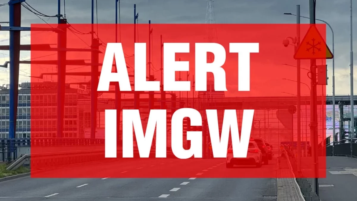 Cała Polska "zaświeciła się" na żółto. IMGW wydał alert. Zacznie się wieczorem