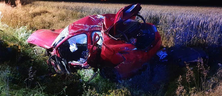 Osobówką uderzył w drzewo. Zginął na miejscu - Zdjęcie główne