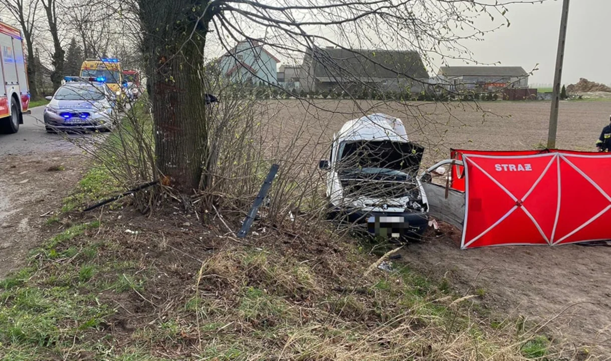 51-latek zginął na miejscu. Tragiczny początek świąt pod Gnieznem  - Zdjęcie główne