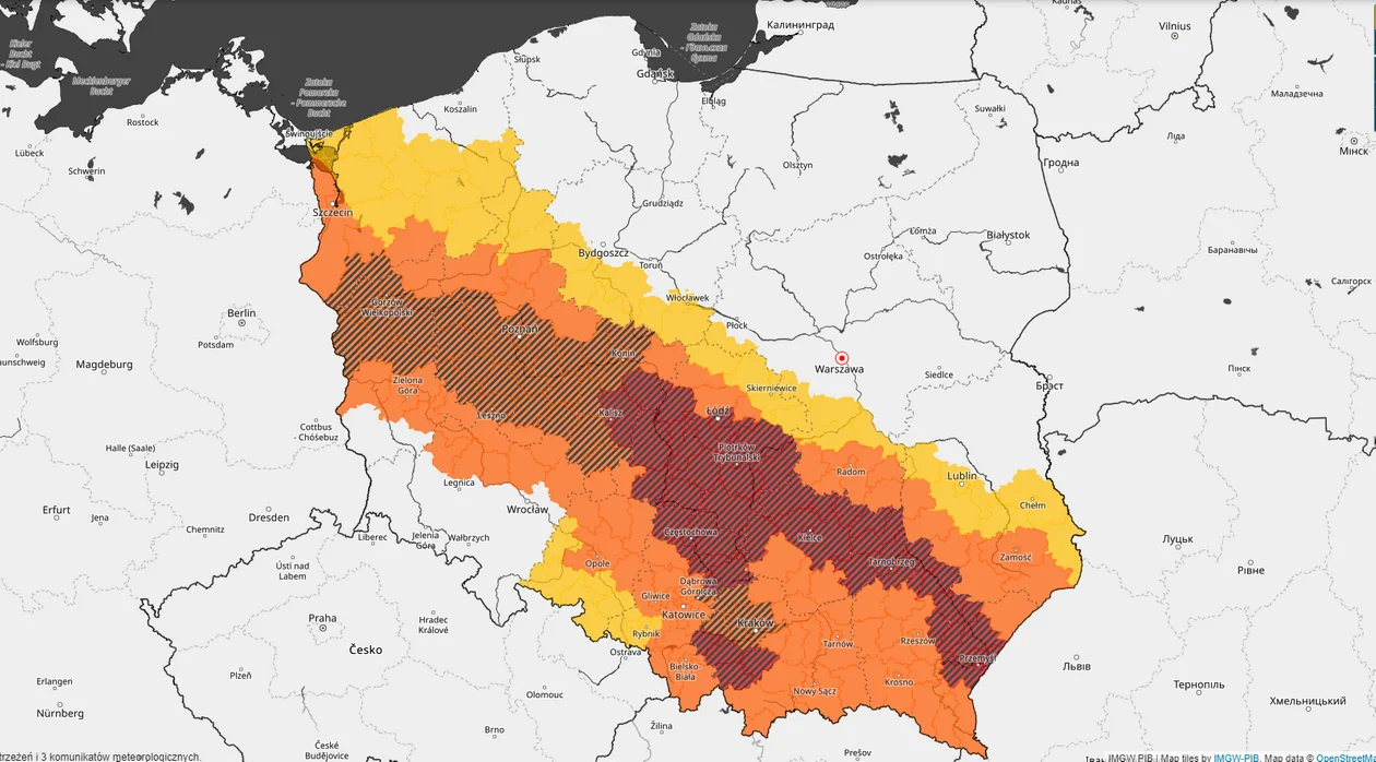 Ostrzeżenie przed gwałtownymi burzami w Wielkopolsce. Alert trzeciego stopnia [AKTUALIZACJA] - Zdjęcie główne