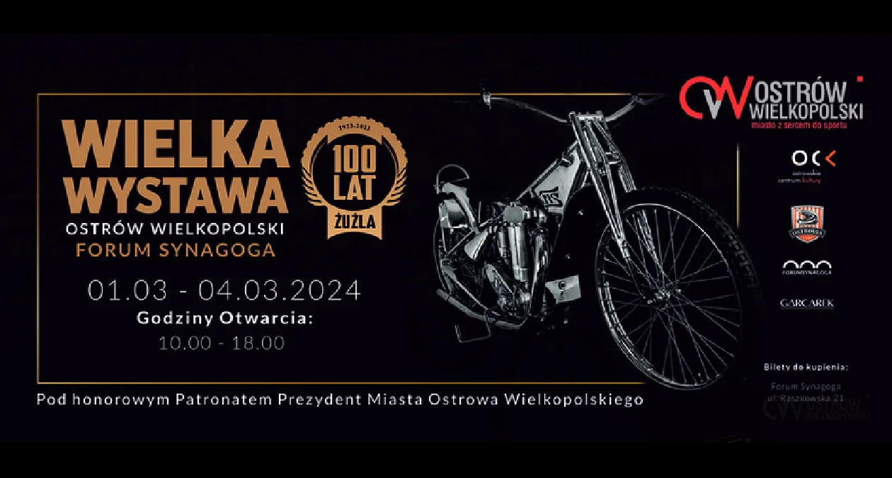 100 lat sportu żużlowego. Jubileuszowa wystawa w Ostrowie Wielkopolskim - Zdjęcie główne