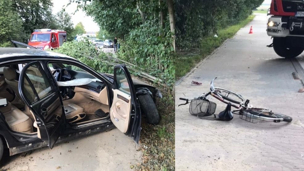 Śmiertelny wypadek z udziałem rowerzystki. 19-latek najpierw uderzył w drzewo - Zdjęcie główne