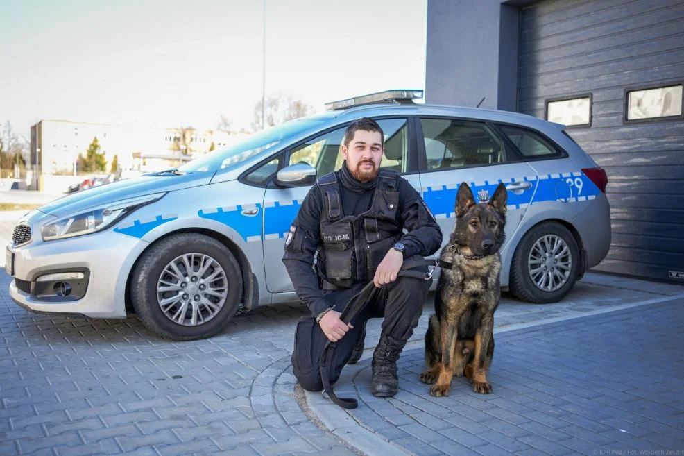 W Komendzie Powiatowej Policji w Pile pojawił się nowy funkcjonariusz. Ogi właśnie skończył szkolenie - Zdjęcie główne