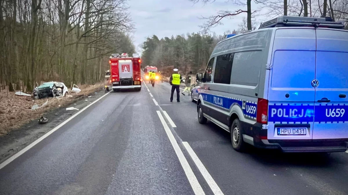 W zderzeniu dwóch aut zginęła kobieta. Tragiczny wypadek na północy Wielkopolski - Zdjęcie główne