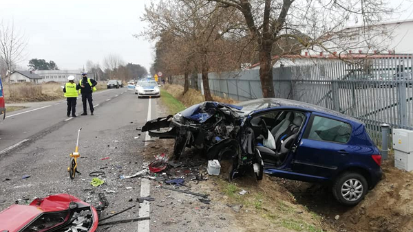 W wypadku pod Koninem zgineła 39-letnia kobieta