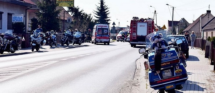 Wypadek motocyklistów w drodze na zlot - Zdjęcie główne