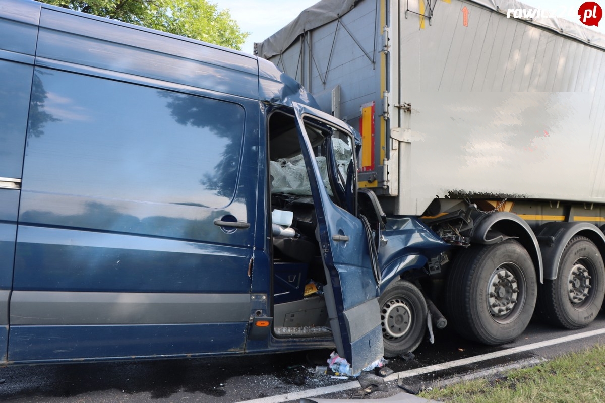 Wypadek na pograniczu powiatu rawickiego i krotoszyńskiego