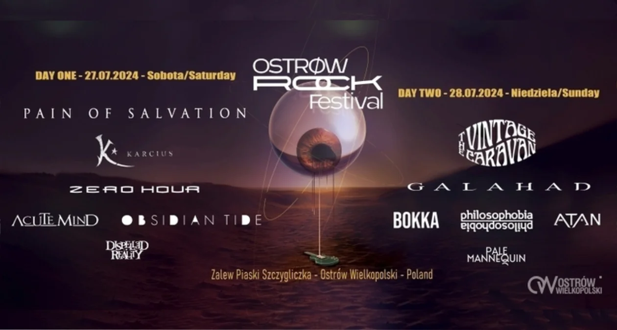 Ostrów Rock Festival 2024. Zagrają zespoły z USA, Kanady, Anglii i Islandii - Zdjęcie główne