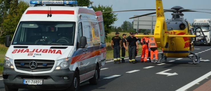 Groźny wypadek z udziałem dzieci. Wezwano śmigłowiec  - Zdjęcie główne