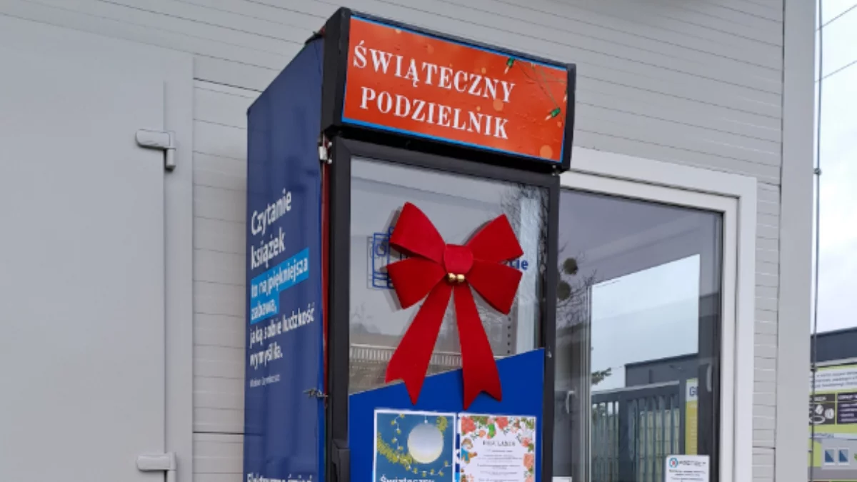 W Poznaniu stanęły świąteczne podzielniki. Sprawdź, co można w nich zostawić - Zdjęcie główne