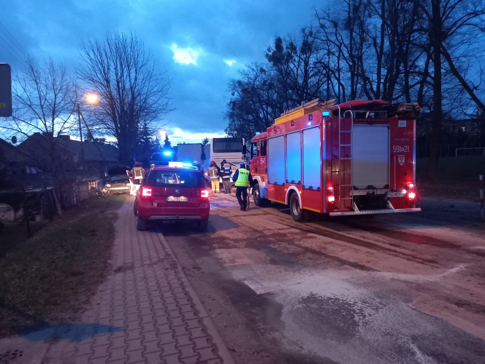 Wypadek w miejscowości Nowa Wieś pod Wronkami