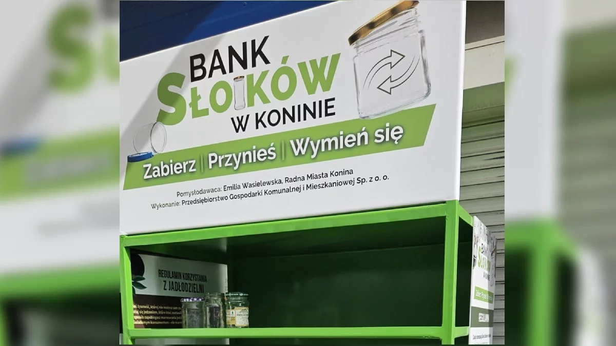 Bank Słoików w Koninie. Przynieś jeden, zabierz drugi - Zdjęcie główne