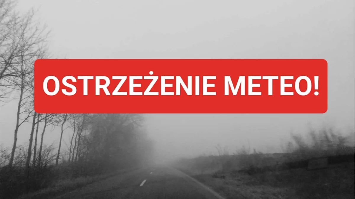 Widzialność może spaść poniżej 200 metrów. Ostrzeżenie dla 18 powiatów Wielkopolski [AKTUALIZACJA] - Zdjęcie główne